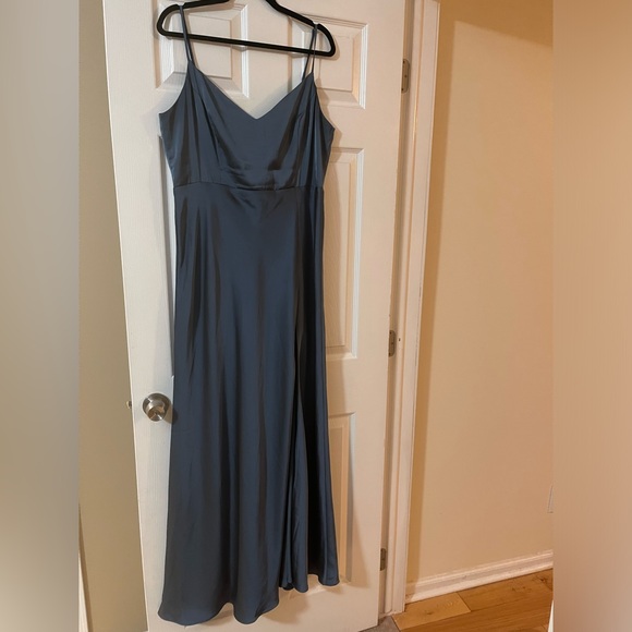 Birdy Grey Matte Satin French Blue XXL Jay Dress - Picture 4 of 4